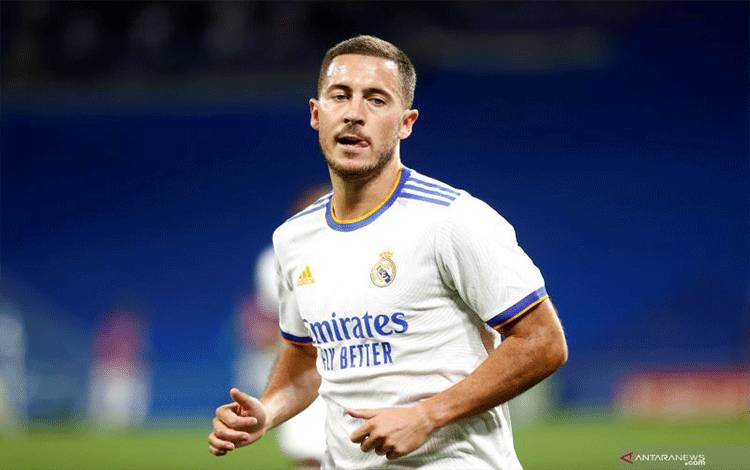Gelandang Real Madrid asal Belgia, Eden Hazard. ANTARA/REUTERS/JUAN MEDINA