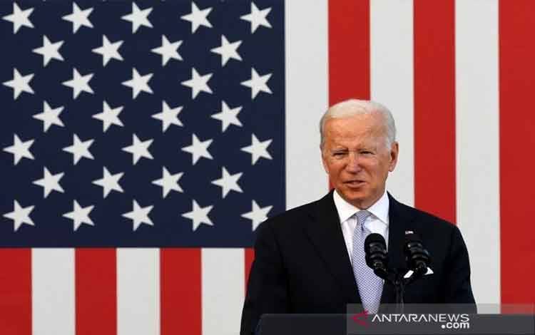 Arsip Foto - Presiden Amerika Serikat Joe Biden di Pennsylvania, 20 Oktober 2021. (ANTARA/Reuters/as)