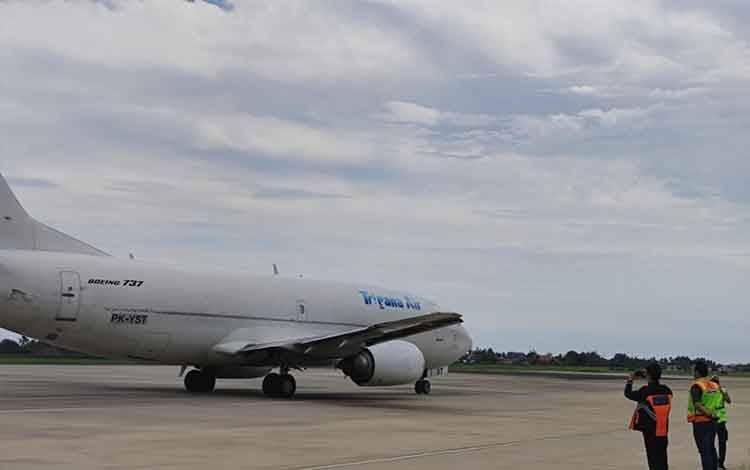 Penerbangan pesawat di Bandara Tjilik Riwut Palangka Raya