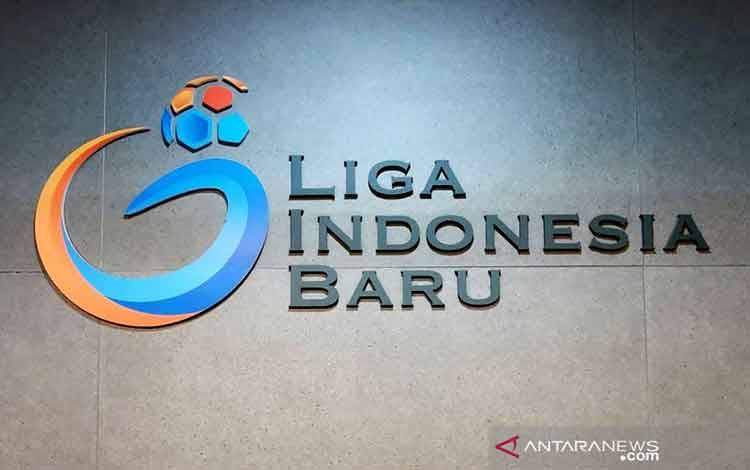Logo operator kompetisi Liga 1, PT Liga Indonesia Baru. ANTARA/HO-PT Liga/pri.
