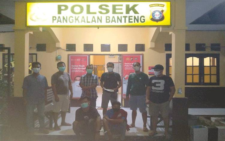 Anggota Polsek Pangkalan Banteng berhasil tangkap dua pelaku tindak pidana Narkotika, Kamis, 4 November 2021.