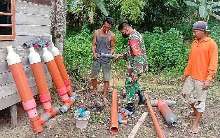 Pelaksanaan program teknologi tepat guna sanitasi di Kecamatan Pematang Karau.