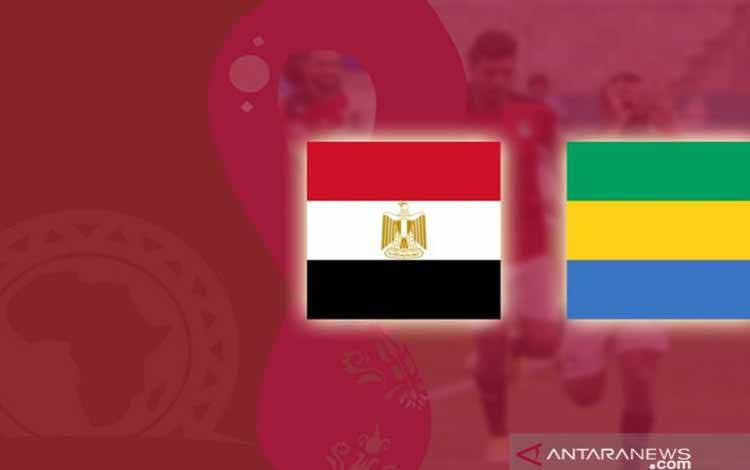 Tim nasional Mesir menjaga catatan nirkalah dalam putaran kedua Kualifikasi Piala Dunia zona Afrika seusai mengalahkan Gabon 2-1 di Alexandria, Selasa (16/11/2021)