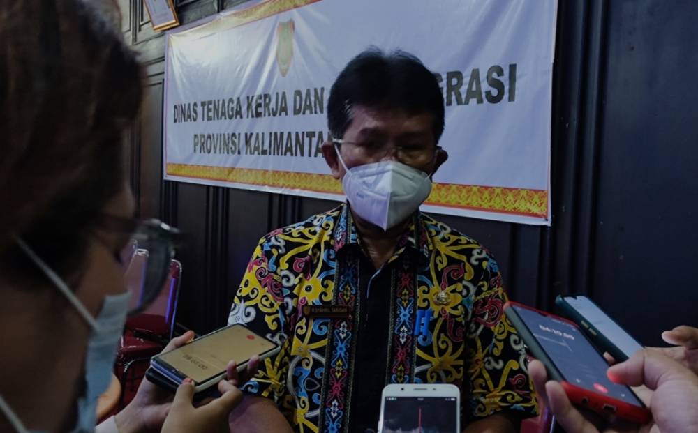 Kepala Dinas Tenaga Kerja dan Transmigrasi Provinsi Kalimantan Tengah, Rivianus Syahril Tarigan