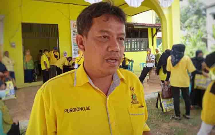 Ketua Angkatan Muda Partai Golkar atau AMPG Kabupaten Barito Timur, Purdiono.