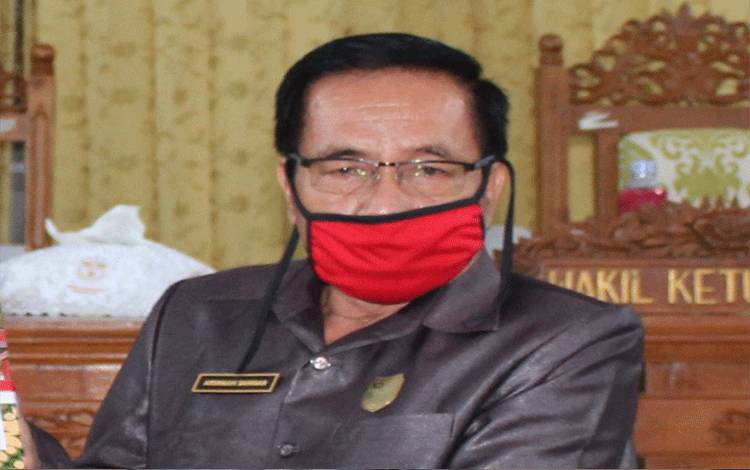 Ketua DPRD Kabupaten Gumas, Akerman Sahidar