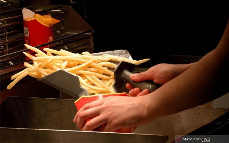 Kentang goreng di McDonald's (REUTERS/TATYANA MAKEYEVA)