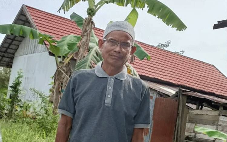  Ardiansyah, Kepala Desa Tanjung Sangalang, Kecamatan Kahayan Tengah, Kabupaten Pulang, Senin, 24 Januari 2022.
