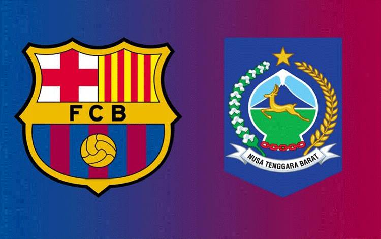 Ilustrasi - Rencana kerja sama antara klub Liga Spanyol Barcelona dengan pemerintah provinsi Nusa Tenggara Barat, salah satunya pembangunan sekolah sepak bola. (ANTARA/Gilang Galiartha)
