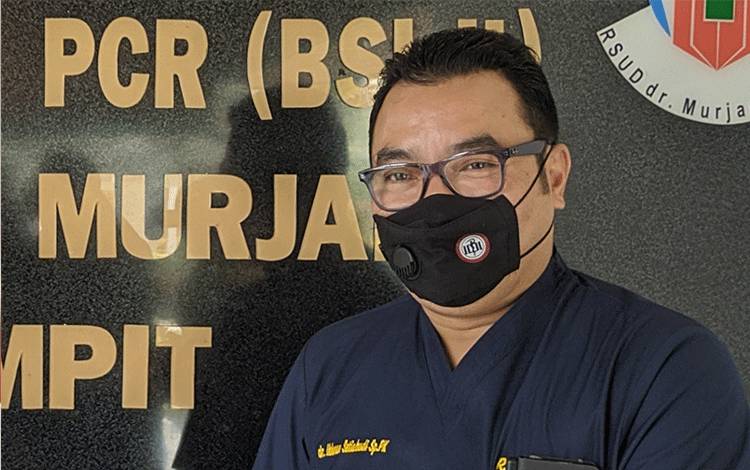 Penanggungjawab Laboratorium PCR BSL II RSUD dr Murjani Sampit dr Ikhwan Setiabudi