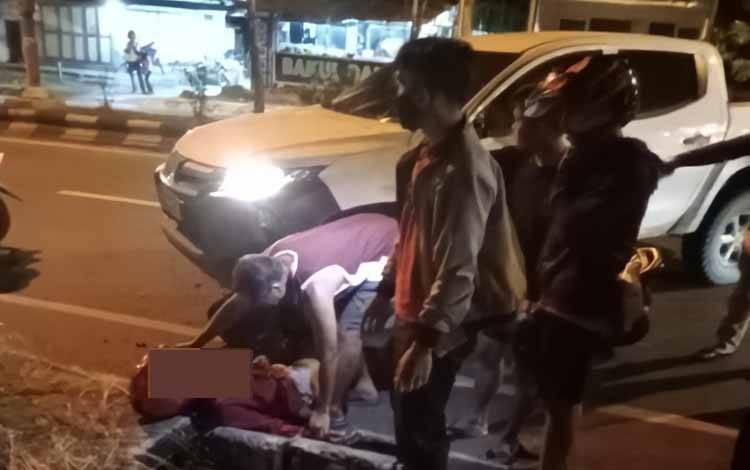 Korban tabrakan di Jalan Ahmad Yani Tamiang Layang