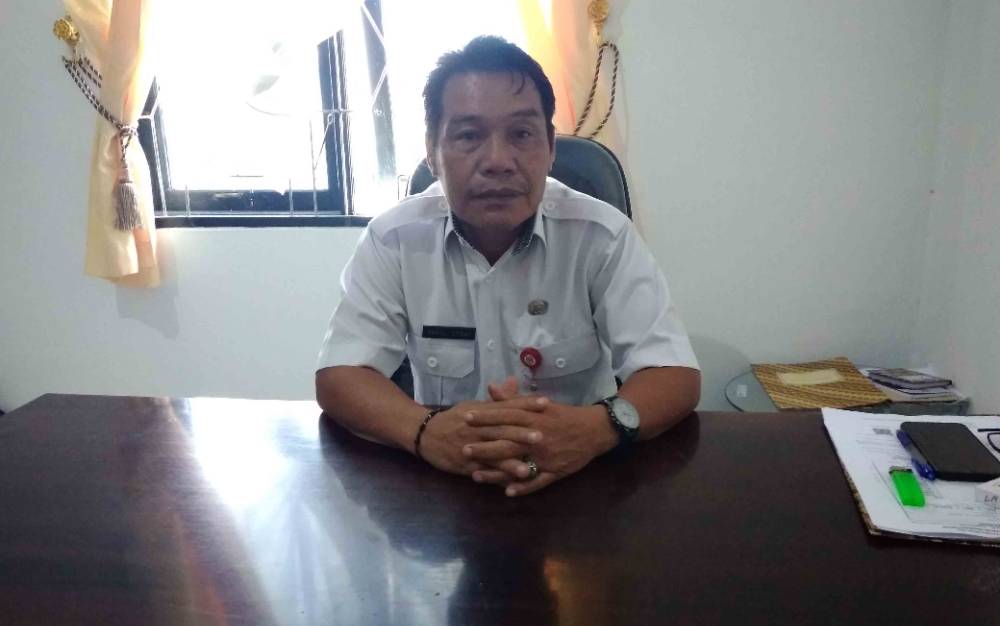 Kepala Dinas Perikanan dan Ketahanan Pangan (DPKP) Kabupaten Gunung Mas, Hansli Gonak