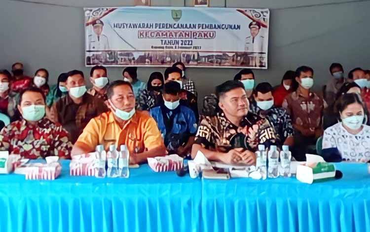 Musrenbang di Kecamatan Paku Kabupaten Barito Timur, Kamis, 3 Februari 2022