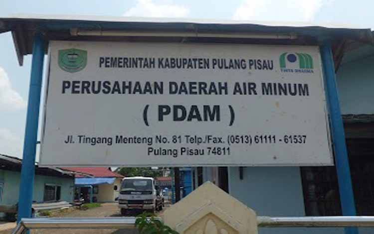 Perusahaan Daerah Air Minum (PDAM) Kabupaten Pulang Pisau, Kamis 10 Februari 2022.