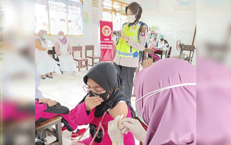 Vaksinasi anak yang gencar dilakukan Pemerintah Kabupaten Mura.