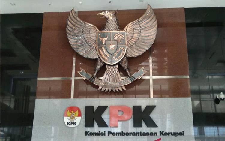 Patung Garuda Pancasila di Gedung KPK, Jakarta. ANTARA/Benardy Ferdiansyah