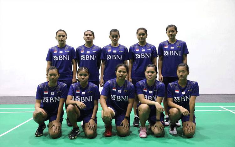 Tim putri bulu tangkis Indonesia lolos ke babak final Kejuaraan Bulutangkis Asia Beregu (BATC) 2022 di Malaysia, Sabtu. (dokumentasi PP PBSI)