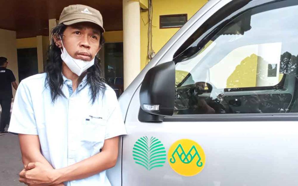 Ketua Yayasan KTH Komunitas Karya Masoraian, Gusti Samudra.