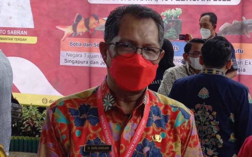 Kepala Dinas Kelautan dan Perikanan (Kadislutkan) Kalimantan Tengah (Kalteng) Darliansjah.