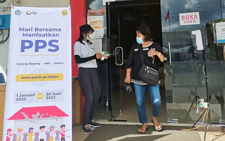 Kegiatan kampanye simpatik Program Pengungkapan Sukarela atau PPS yang dilakukan oleh KP2KP Tamiang Layang.