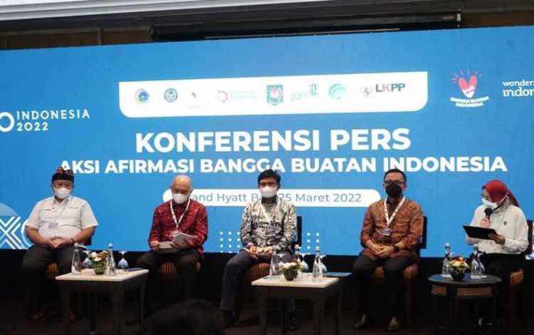 Konferensi pers Aksi Afirmasi Bangga Buatan Indonesia (BBI) di Bali