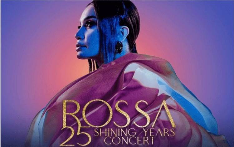 Poster konser "Rossa 25 Shining Years Concert" (ANTARA/Ho)