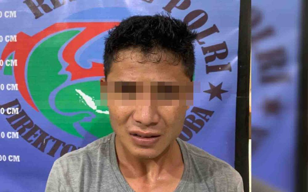 Tersangka pengedar narkotika berinisial I (23), warga Desa Putai, Kabupaten Barito Timur.