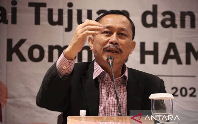 Ketua Komisi Nasional Hak Asasi Manusia (Komnas HAM) RI Ahmad Taufan Damanik. ANTARA/HO-Humas Komnas HAM