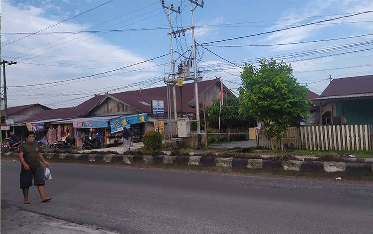 Kawasan Jalan Muchran Ali sekitar Eks Pos Polisi Baamang yang sering terjadi tawuran remaja.