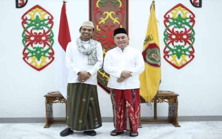 Silaturahmi Gubernur Kalteng, Sugianto Sabran bersama Ustadz Abdul Somad