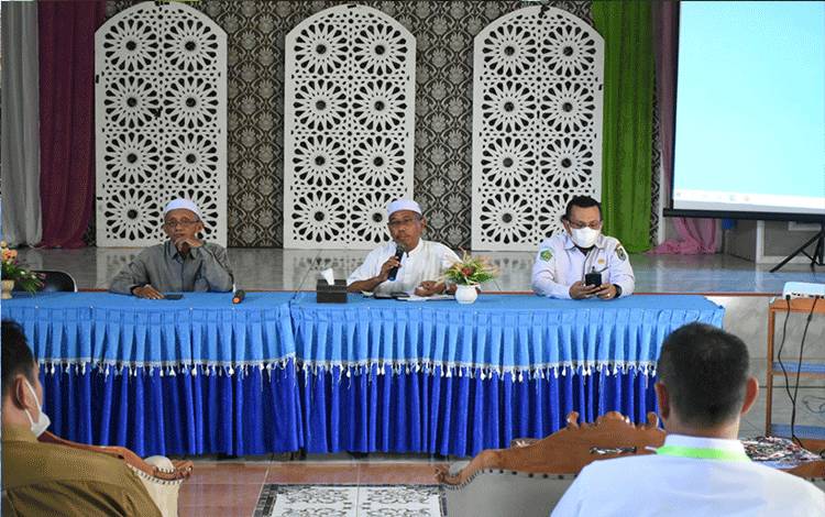 Suasana saat LPTQ Kapuas gelar rapat persiapan MTQ ke-45 tingkat Kabupaten Kapuas.
