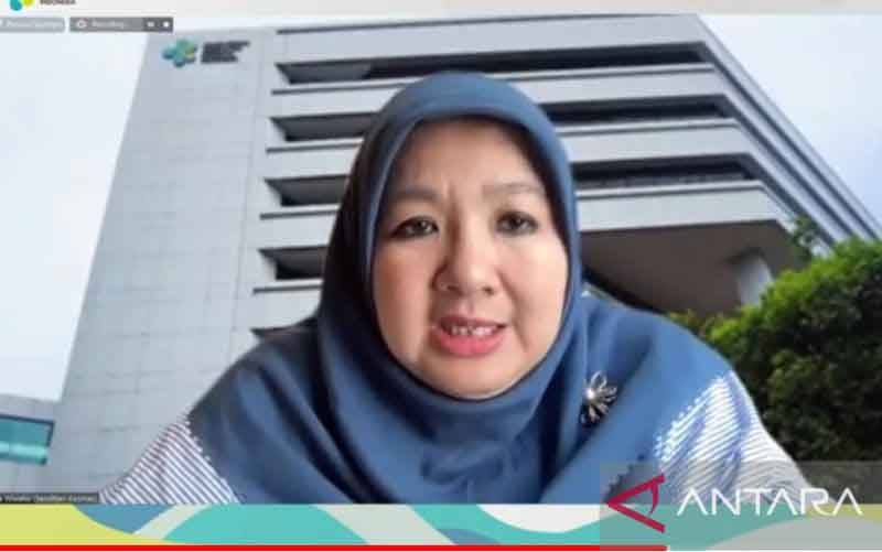 Tangkapan layar Juru Bicara Kementerian Kesehatan RI Siti Nadia Tarmizi saat menyampaikan keterangan virtual yang diikuti dari Zoom di Jakarta, Kamis (5/5/2022). (foto : ANTARA/Andi Firdaus)