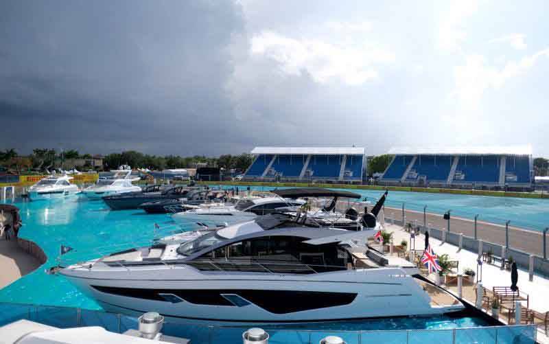 Gambaran umum replika marina Miami di Miami International Autodrome, Miami, Amerika Serikat, jelang Grand Prix Miami, Kamis (4/5/2022). (foto : ANTARA/REUTERS/RICARDO ARDUENGO)