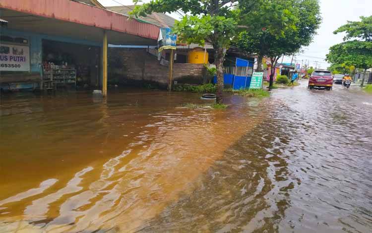 Banjir yang terjadi di Kecamatan Baamang