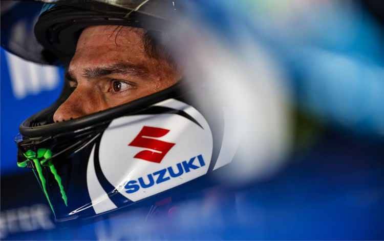 Pebalap tim Suzuki Ecstar Joan Mir di Grand Prix Argentina, Termas de Rio Hondo