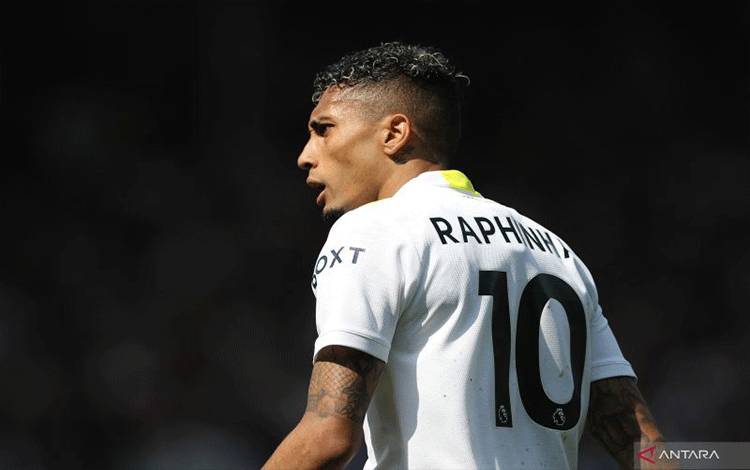 Winger Leeds United asal Brazil, Raphinha. ANTARA/REUTERS/SCOTT HEPPELL