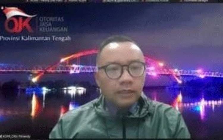 Kepala Otoritas Jasa Keuangan atau OJK Perwakilan Kalimantan Tengah, Otto Fitriandy.