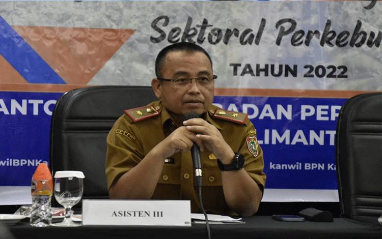 Foto Ist: Asisten Administrasi Umum Sekretariat Daerah (Setda) Provinsi Kalimantan Tengah (Kalteng) Sri Suwanto