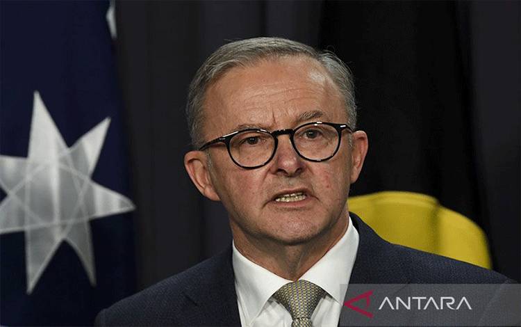 Perdana Menteri Australia Anthony Albanese , 23 Mei 2022. ANTARA/AAPIMAGE via Reuters//Lukas Coch/pri. (AAPIMAGE via Reuters Connect/LUKAS COCH)