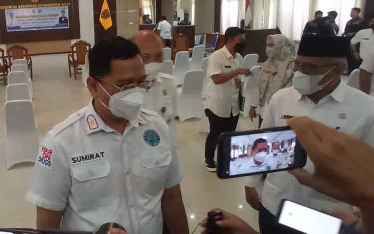 Kepala BNN Provinsi Kalteng Brigjen Pol Sumirat Dwiyanto