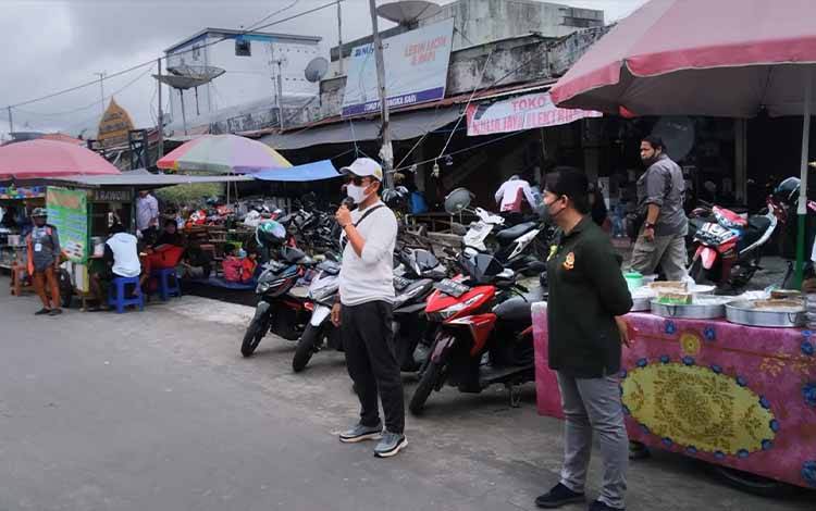 Penertiban hari kedua PKL di kawasan Pasar Besar Palangka Raya
