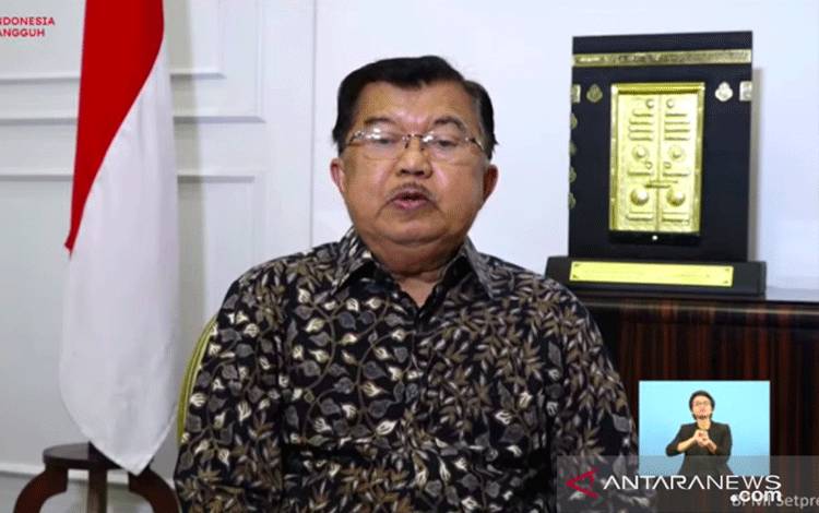 Mantan Wakil Presiden Jusuf Kalla. ANTARA/Indra Arief.