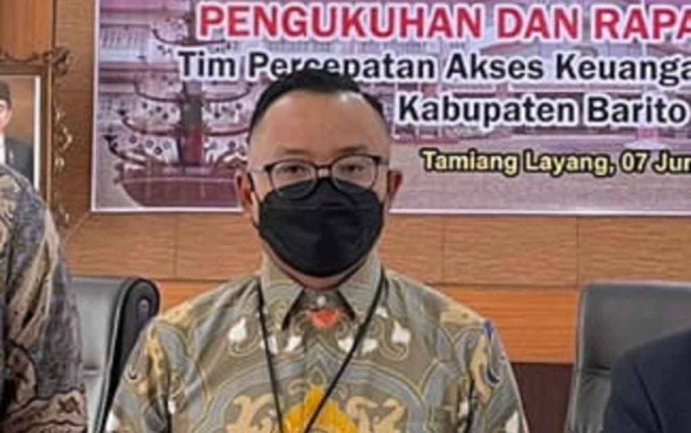 Kepala Otoritas Jasa Keuangan atau OJK Provinsi Kalimantan Tengah, Otto Fitriandy