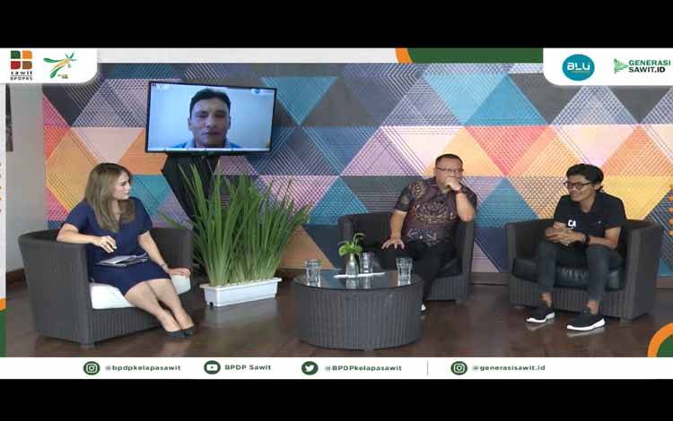 Gelar wicara Generasi Sawit bertajuk Sawit Komoditas Ekspor Strategis dan Peluang Startup dalam Ekspor Sawit dan Turunannya di Jakarta Pusat