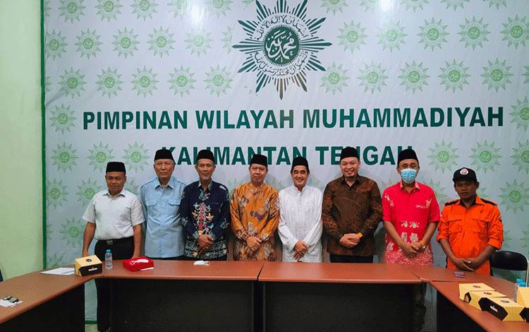 Silaturahmi PKS dengan PW Muhamadiyah Kalteng di Aula Pimpinan Wilayah Muhammadiyah (PWM) pada Senin,11Juli 2022. (FOTO: PKS)