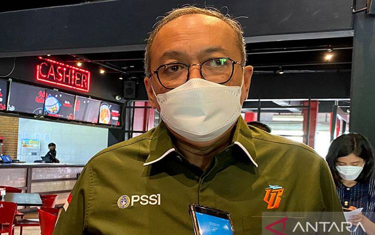 Direktur Utama PT Liga Indonesia Baru (LIB) Akhmad Hadian Lukita. ANTARA/Naufal Fikri Yusuf/am