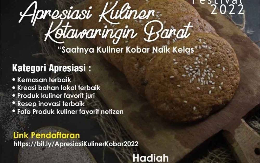 Dispar gelar Apresiasi Kuliner Kotawaringin Barat 2022. (FOTO: DISPAR)