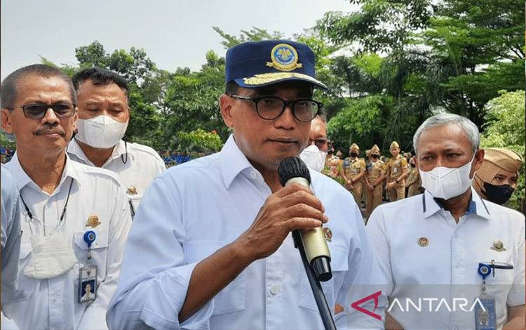 Menteri Perhubungan Republik Indonesia (Menhub) Budi Karya Sumadi. (ANTARA/Azmi Samsul Maarif).