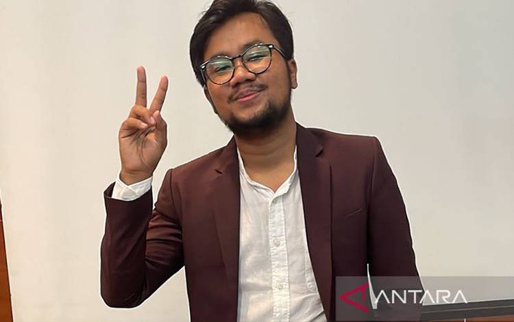 Stand-up comedian Yudha Keling saat dijumpai di OCBC Tower, Jakarta Selatan, Sabtu (6/8/2022) (ANTARA/Lifia Mawaddah Putri)