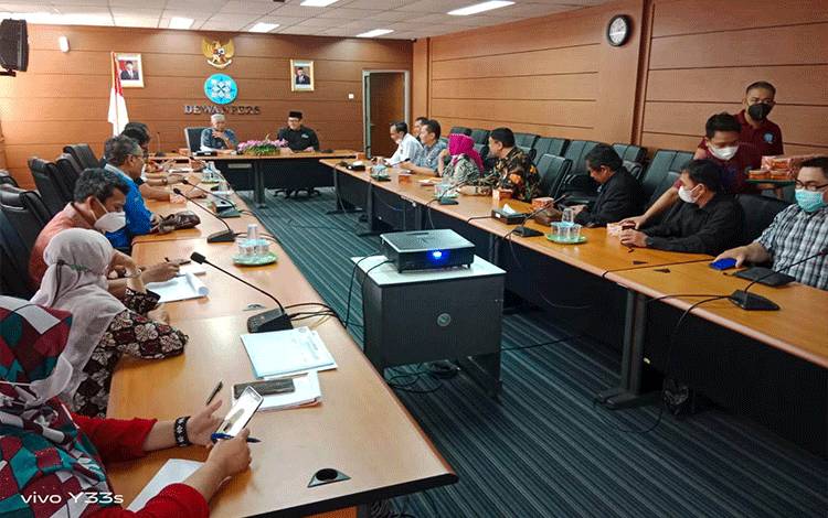 Pertemuan Dewan Pers dan SMSI di Jakarta, Jumat, 12 Agustus 2022.